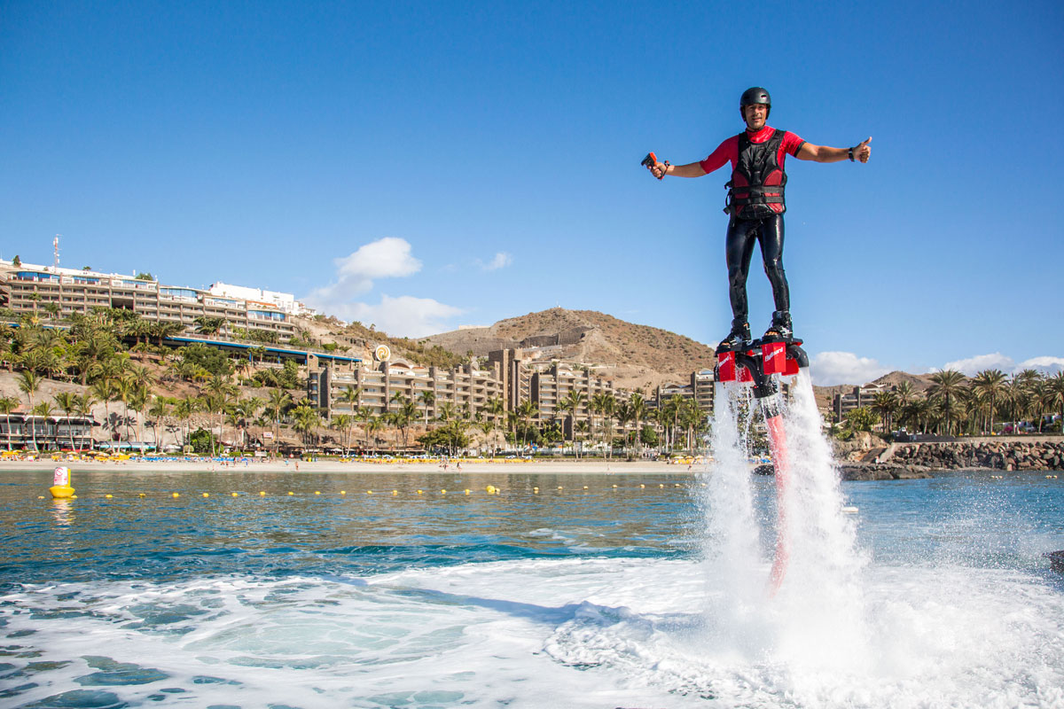 Flyboard at Anfi del Mar