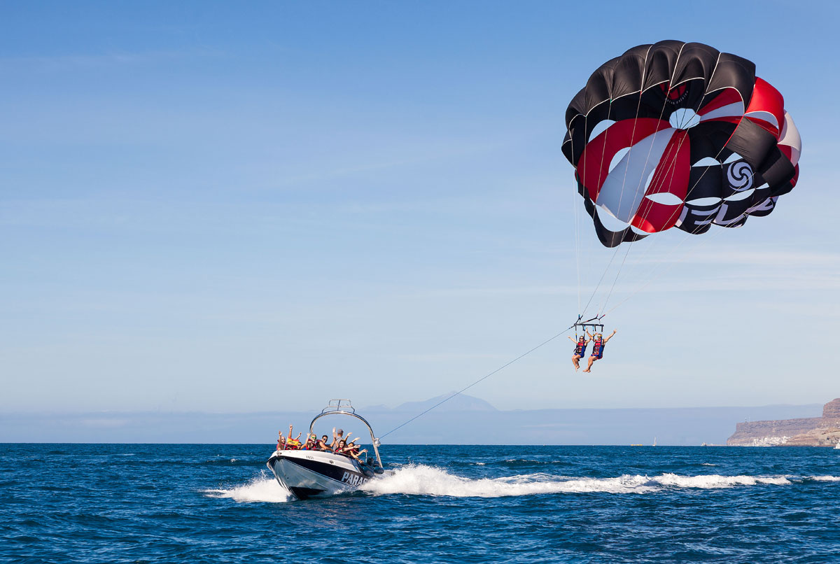 Parasailing at Anfi del Mar